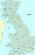 Расселение кельтских племен в Британии I век н.э.